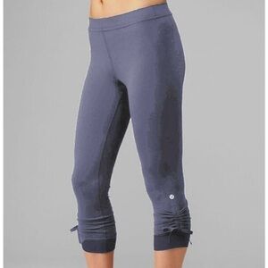 lululemon athletica Gray Cropped Leggings